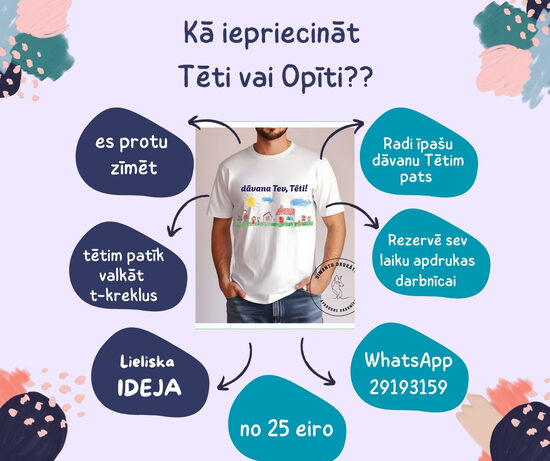 Radošā darbnīca "Radi īpašu dāvanu Tētim vai Opītim!"